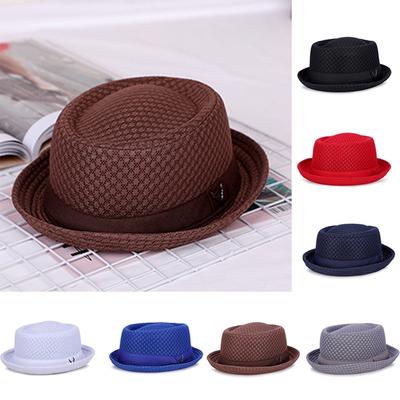 Mens Sun Hats Summer Cotton Vuntage Fedoras Hats Fashion Jazz Caps