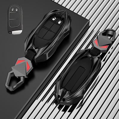 Zinc Alloy Car Key Case Cover Fobfor Jeep Renegade Grand Cherokee Dodge Ram Charger 1500 Challenger Chrysler 300C Journey