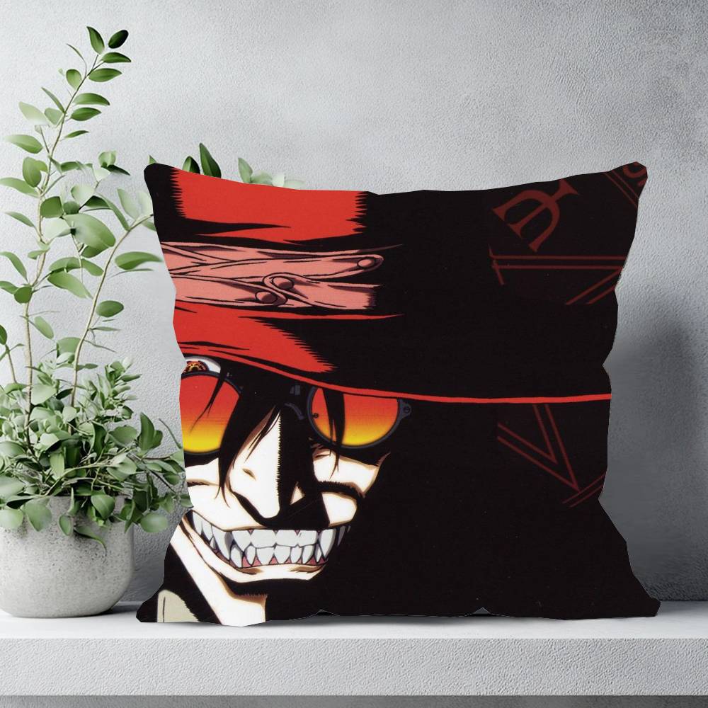 Anime H-Hellsing Pillow Case Sofa Cushion Cover Room Home Decoration