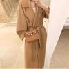 Women's Popular Off-White Mid-Length Wool Coat - Autumn/Winter Korean Style 2023.
