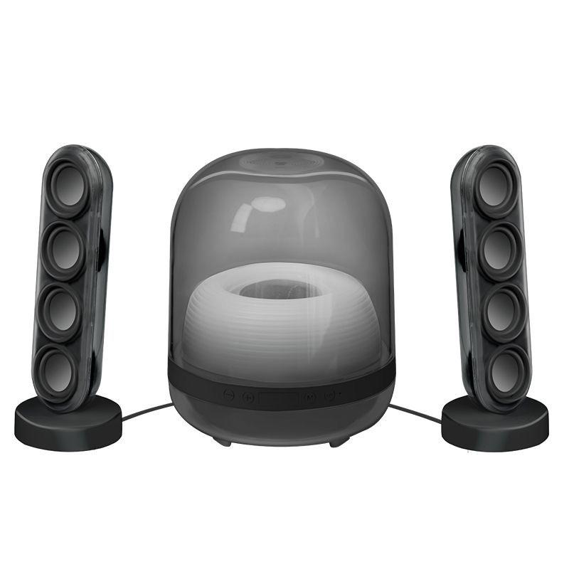 

Кришталевий 4 Високоякісний Bluetooth Смарт-динамік: Бездротовий настільний динамік з інтелектуальним голосовим керуванням