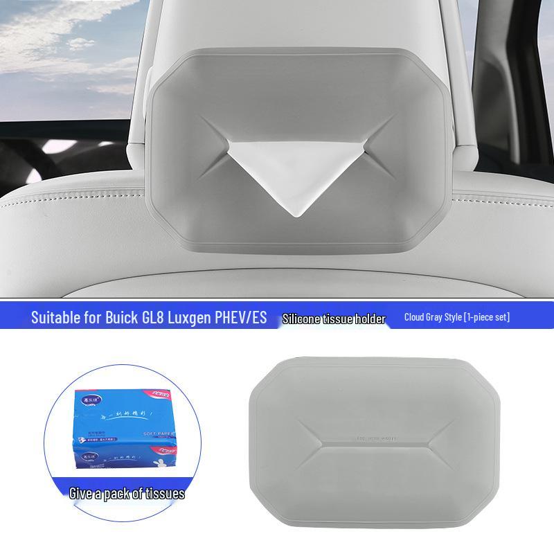 Dedicated Tissue Holder for 2024-2025 Buick GL8 Lu Zun PHEV/ES Interior Modification