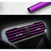 Car air outlet decorative strip, grille clip, U-shaped, electroplated, bright strip, chrome plated air conditioner, color interior modification