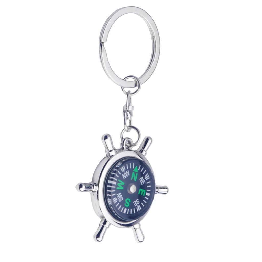 Watertight Sighting Keychains Compasses Survival Camping Mountaineering Boating Compasses Mini Navigation Compasses
