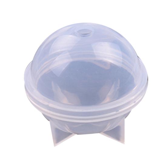 Stampo per Palla in Silicone da 20/30/40/50/60mm Stampo Sfera Rotonda Ornamento Artigianale Fai da Te