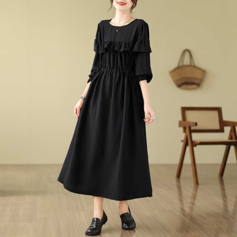 New Loose and Slimming Loose Strapless Slimming Long Dress