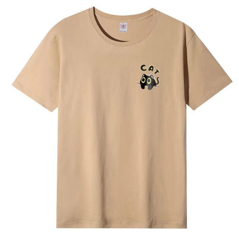 2025 Women's Cotton Casual Breathable T-shirt Summer New Short-sleeved White Fashion Women Tops
