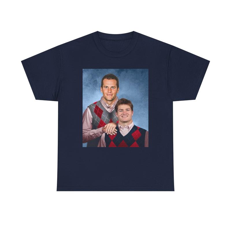 Tom Brady Drake Maye Parodie lustig Grafik 100% Baumwolle Unisex Shirt 2026 Sommer Neu Rundhals Unisex Y2k retro Kurzarm T-Shirt