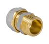 Pex-Al-Pex Chrome Connector 1/2*20 Boy - D001.1/2*20