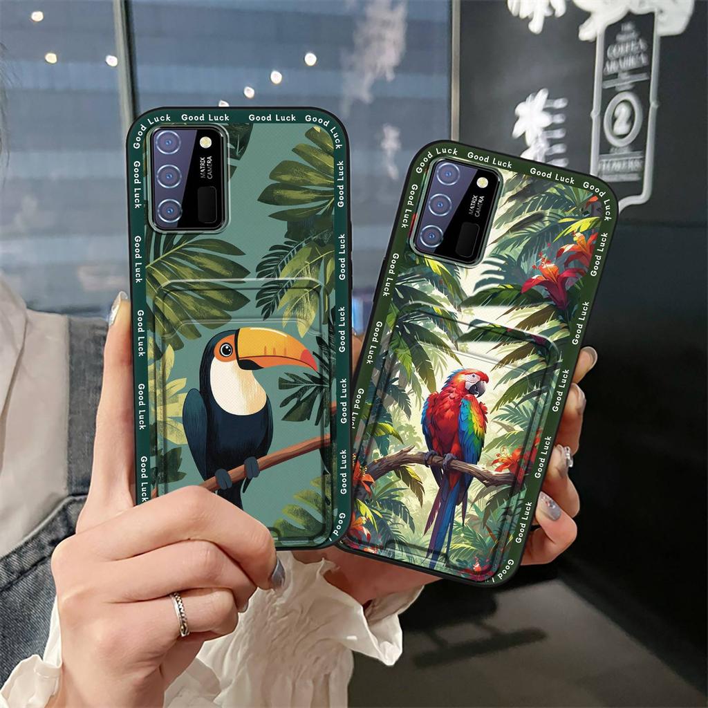 Shockproof Waterproof Phone Case For Oukitel C25 Soft Case Card Slot Graffiti Anti-knock Durable Protective TPU Cover