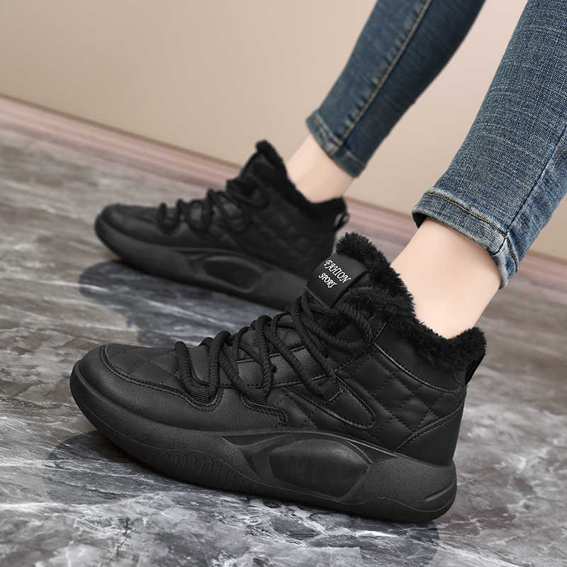 Snow Booties Snow Boot Flatas For Women Casual Leopard Sneakers Woman Ski Skate Shoes Sport Loofers Hypebeast Sapa Latest