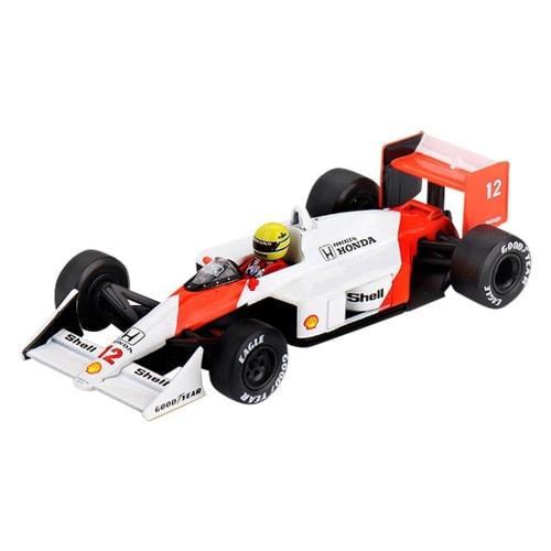 

Sunrich MINI GT 1/64 McLaren MP4/4 Japanese Grand Prix 1988 Winner #12 Ayrton Senna Finished Model MGT01099-L