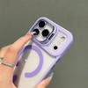 Lens Film Protection Clear For Magsafe Magnetic Phone Case For iPhone 17 Air 15 16 Pro Max 14 Plus 13 12 11 Folding Stand Cover