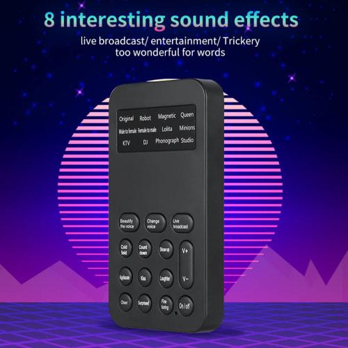 Mini Voice Changer 7 Voice Changes 8 Sound Effects Phone and Game Voice Changer Mini Voice Changer 7 Voice Changes 8 Sound Effects