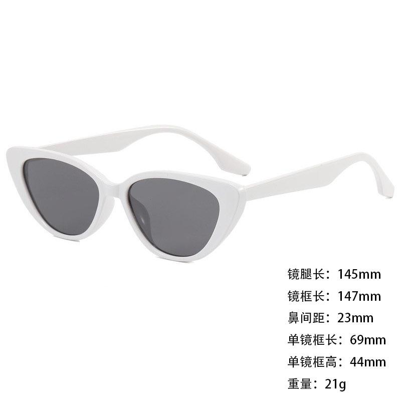 Foreign Trade Retro Triangular Small Frame Cat Eye Sunglasses Sunglasses Shading Women'S Sunglasses
