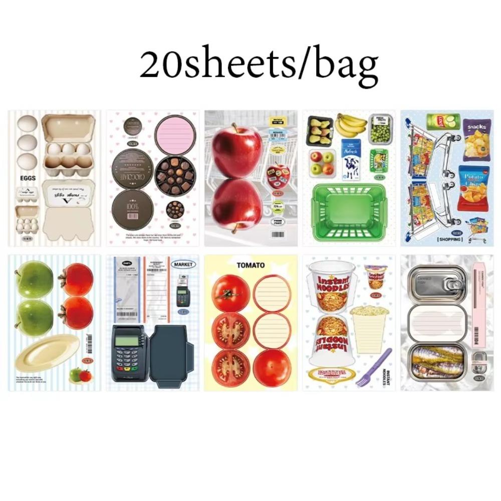 

20Pcs Cute Design Writing Paper Handcraft Material Book New Note Paper 1