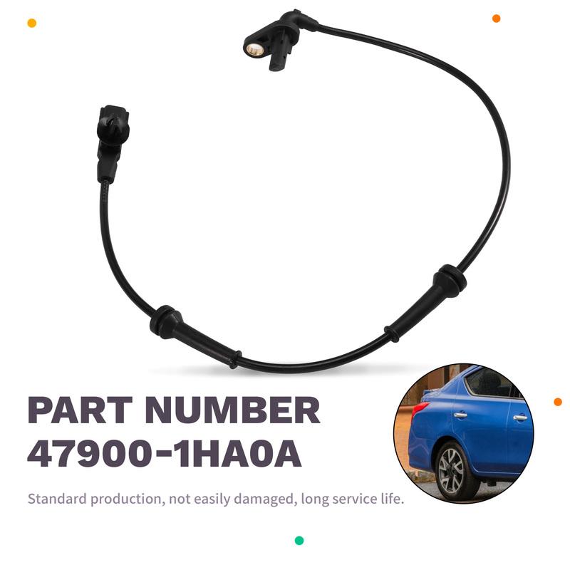 47900-1HA0A Rear Right ABS Sensor Wheel Speed For Nissan March Micra Versa Latio Sunny N17_ 479001HA0A ALS2287 5S14104