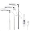 LED Telescopic Plant Growth Lamp: Angel Ring Full Spectrum Red & Blue Light for Succulents & Flowers