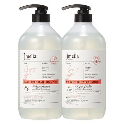 J.Mella In France Pure Spring Apple Hair Perfume Shampoo Floral Apple Scent 1L 2 Pcs