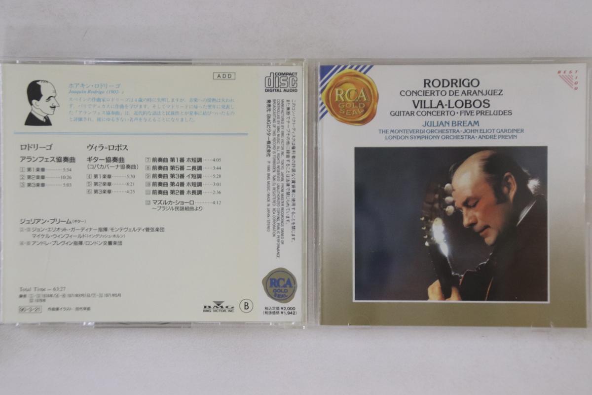 

CD JULIAN BREAM - Rodrigo Concierto De Aranjuez BVCC5067 RCA Japan Classical Used