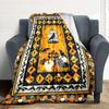 1pc Halloween Decorations Blanket, Lightweight Flannel Fleece with Digital Printing, Soft Warm for Sofa, Travel, Camping, Office, Couch, Chair, and Be