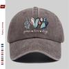 Pc Leopard Print Paw Print Heart Pattern Baseball Cap Truck Driver Papa Hat Comfortable Lightweight Headwear Adjustable Stra