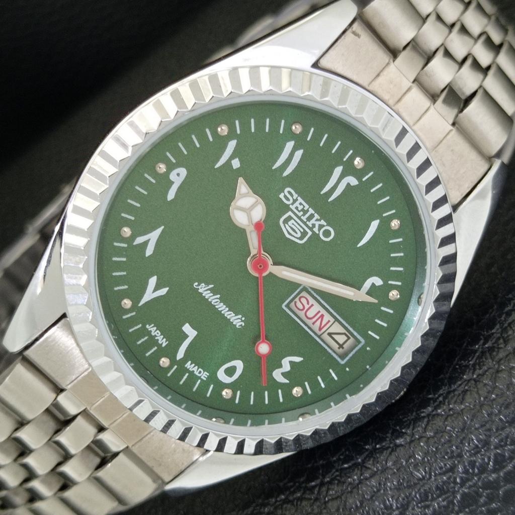 

AUTOMATIC VINTAGE REFURBISHED SEIKO 5 JAPAN 6309A MENS ARABIC WATCH a441542-5 Sk-a441542
