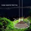 Aquarium Fish Tank Feeder Set Transparent Tube Multifunctional Large Capacity Fish Tank Food Dispenser Shrimp Feeding Tube Dish