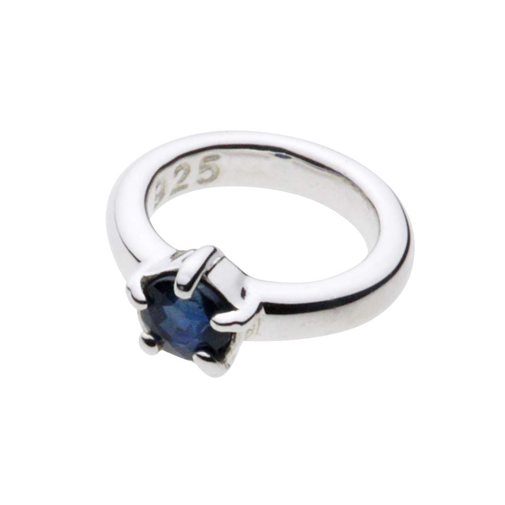 

Baby Ring Sapphire September Birthstone 925 Silver s0054sf [Cenote] [Silver Accessory]