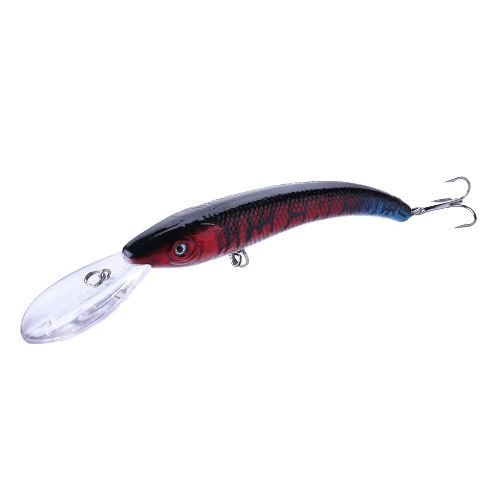 HENGJIA 1 buc. Nalucă de pescuit Minnow Wobbler 3D Eyes Bionic Bass Pike Bait Tackle de pescuit