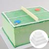 4Pcs White Foam Cake Dummy Cubic Shape Lightweight DIY Wedding Cake Display Decorative Practice Tool Baking Tools