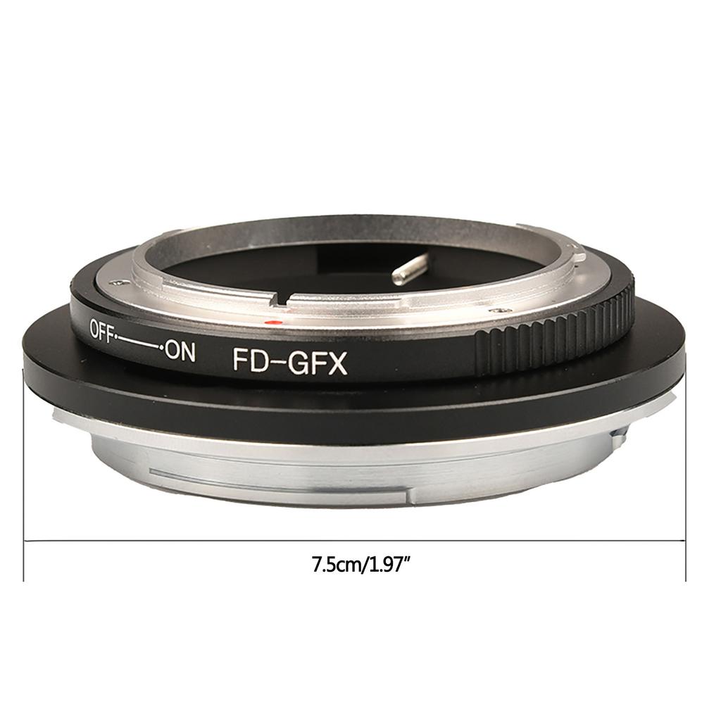 Camera Lens Converter FD-GFX Lens Adapter Ring for Fuji GFX50S Pro Camera
