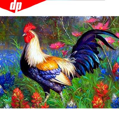 Ricamo a Diamante Mosaico Rotondo Completo Animale Pittura Diamante 5D Fai da Te