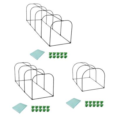 Frost Proof Portable Mini Greenhouse for Plant and Vegetables Steel Frame Insulated Cover for Indoor Outdoor Use
