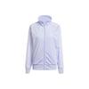 Originals Striped Sporty Long-sleeve Retro Jacket for Women, Light Purple