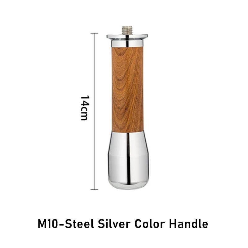 Coffee Solid Wooden Handle M10, Filter Holder Espresso Coffee Machine Tools Accessories For Barista Home