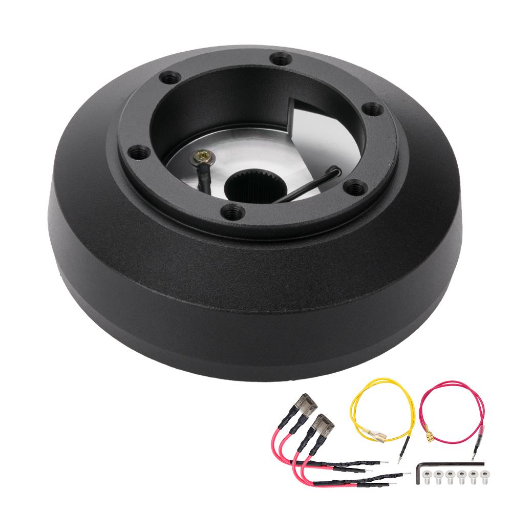 

Bartoo-163H Quick Release Steering Wheel 6 Bolt Short Hub Adapter Fit For 1998-2009 Dodge Ram 1500 2500 3500 QR065 чёрный