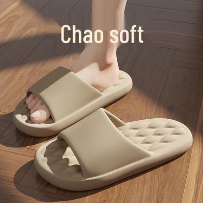 Outdoor Non-Slip EVA Slippers for Men & Women - Large Size, Summer Thick-Soled, Home & Bathroom Use