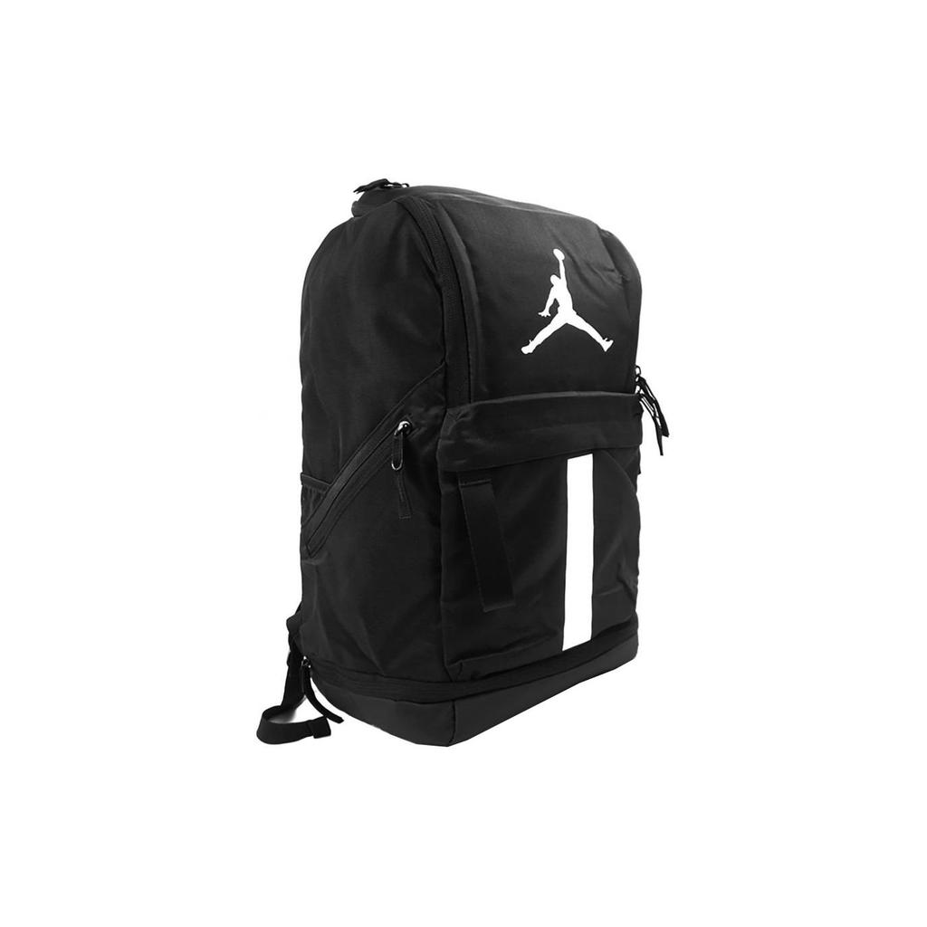 Jordan New Storage Zipper Pocket Layer Polyester Backpack Unisex Backpack Black DX3414-010
