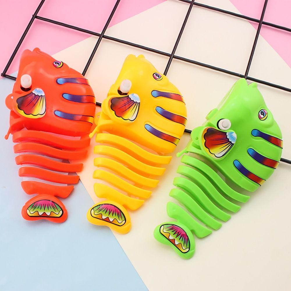 Birthday Gift Pet Cat Toys Windup Fish Toys Windup Swinging Fish On The Chain Clockwork Fish Toy
