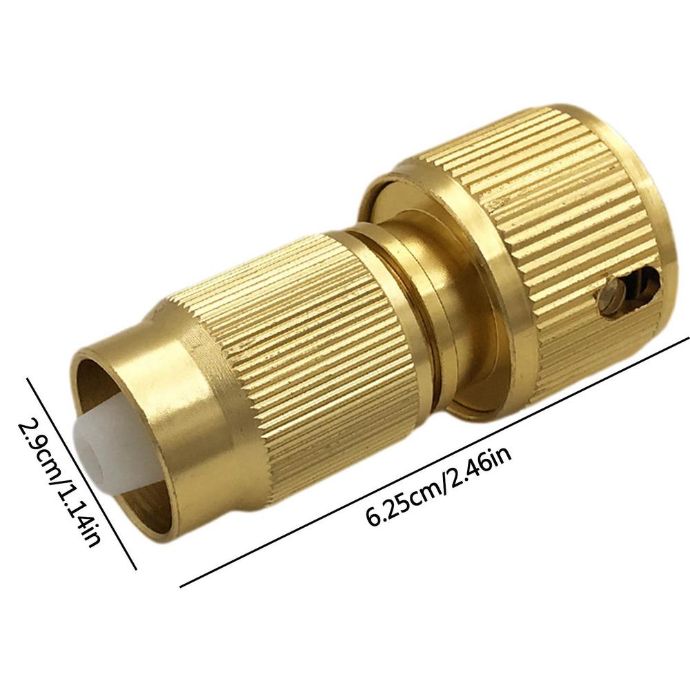 Garden Hose Fittings Connectors Universal Quick Connector Hose Attachments Fine Thread Heavy Duty Hose Connectors Aluminum Alloy
