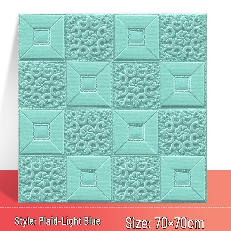 3D Waterproof Self-Adhesive Bedroom Wallpaper for Home Decoration