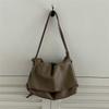 Big Shoulder Bags for Women Large Hobo Shopper Bag Solid Color Soft PU Leather Crossbody Handbag Drawstring Ruched Lady Totes