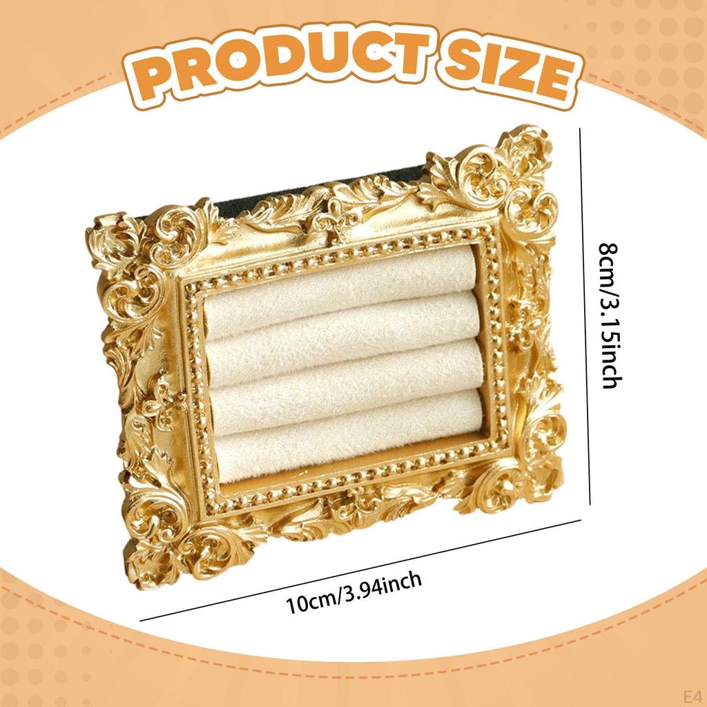 Vintage Display Stand Baroque Holder Photo Prop Ear Studs Organizer for Vendor, Desk, Store, Counter