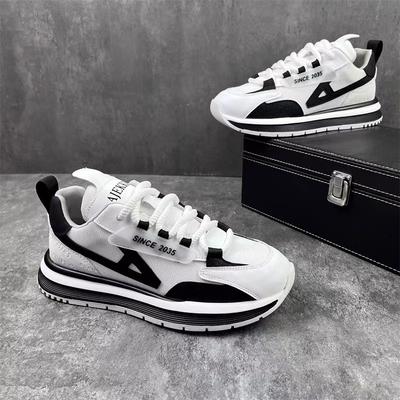 Sports Men's Shoes New Colorful Color Matching Fashion Versatile Casual Shoes Trend Thick Baseplate Shoes Mesh Shoes Forrest Gump Shoes Men
