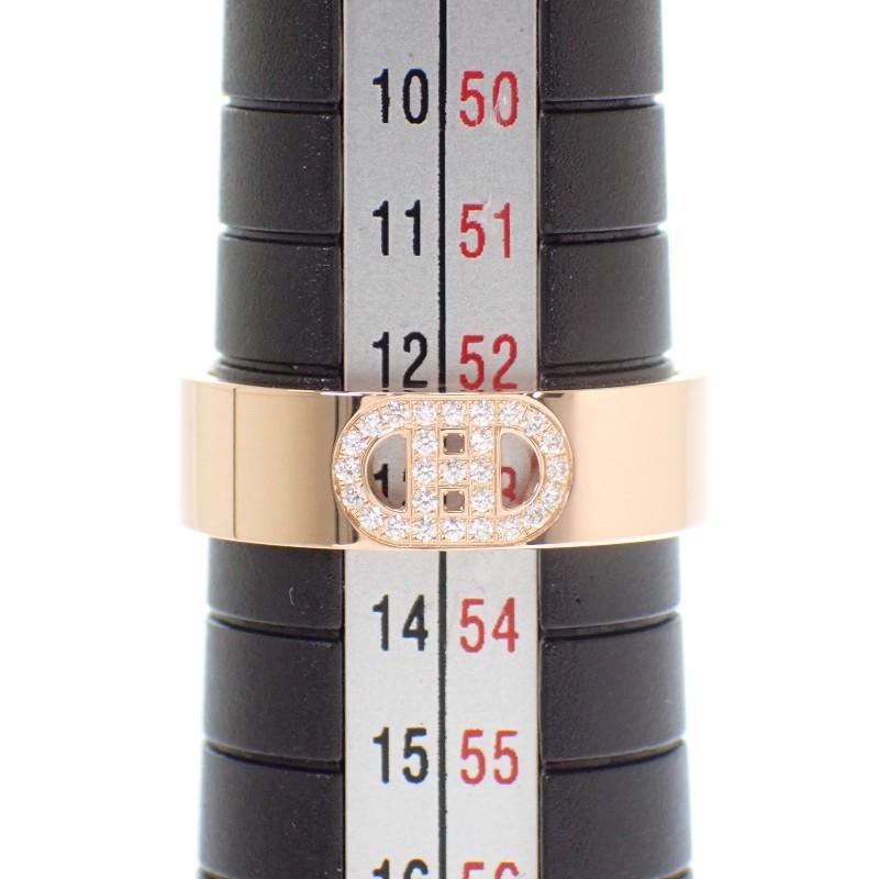 HERMES  H115601B #13(JP Size)  ring K18 Pink Gold Women