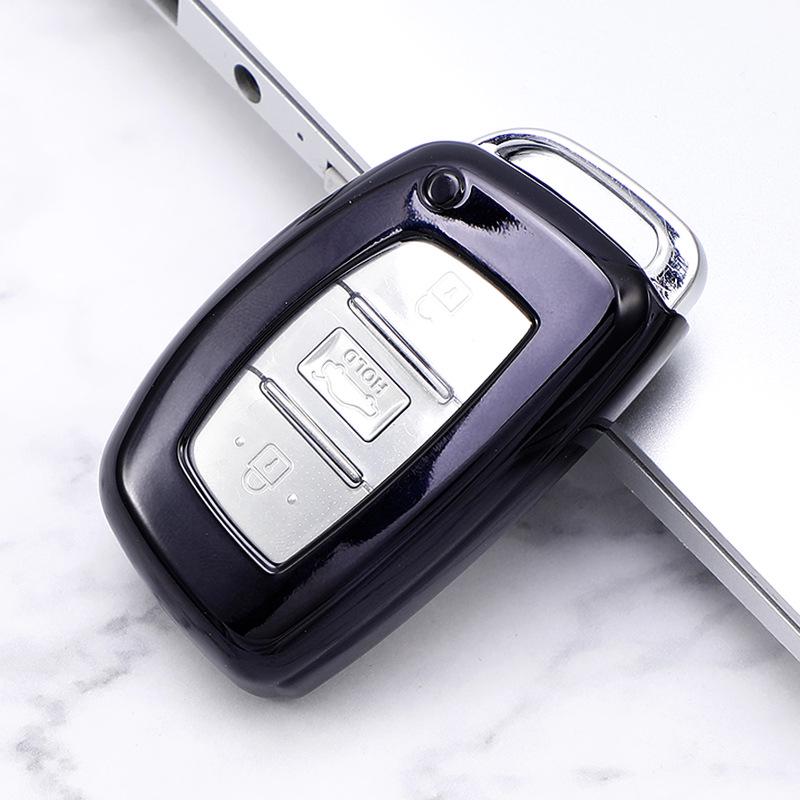 Beijing Hyundai Key Case for Elantra, ix35, ix25, Lingdong, Tucson, Sonata 9, Verna - Shell Buckle