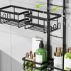Multifunctional Wall Rack Heavy Type Shower Organizers for Bathroom and Kitchen Adhesive Installation Space Saving