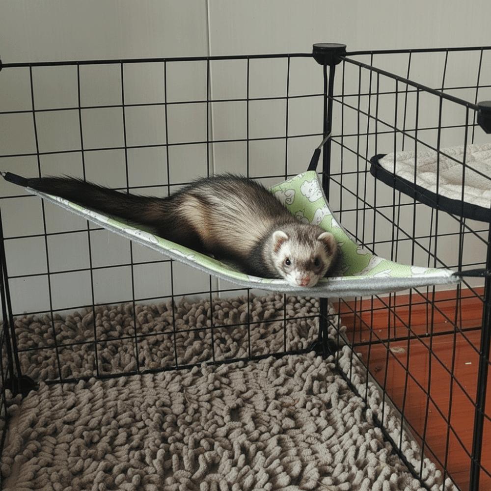 Breathable Hamster Triangle Hammock Skin-Friendly Pet Hammock Nest Guinea Pig Nest  Habitat