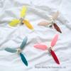 Colorful Rotating Pinwheel Feather Cat Teaser Wand Attachment - Interactive Kitten Toy for Boredom Relief
